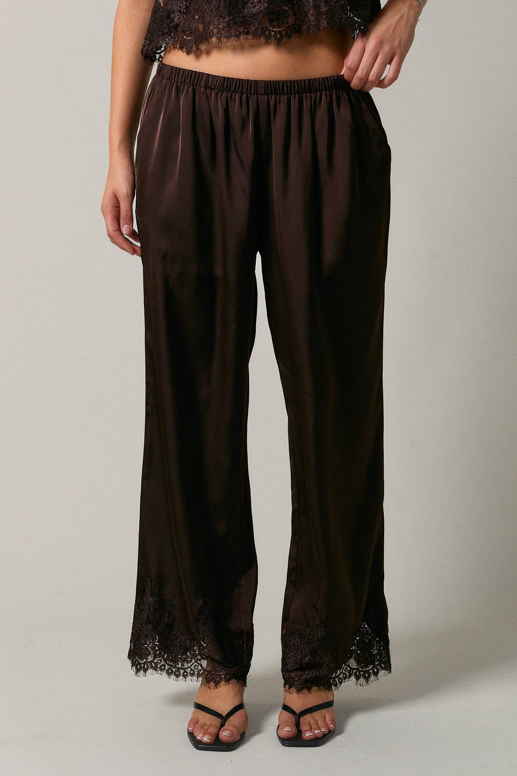 Mocha Silk Pants