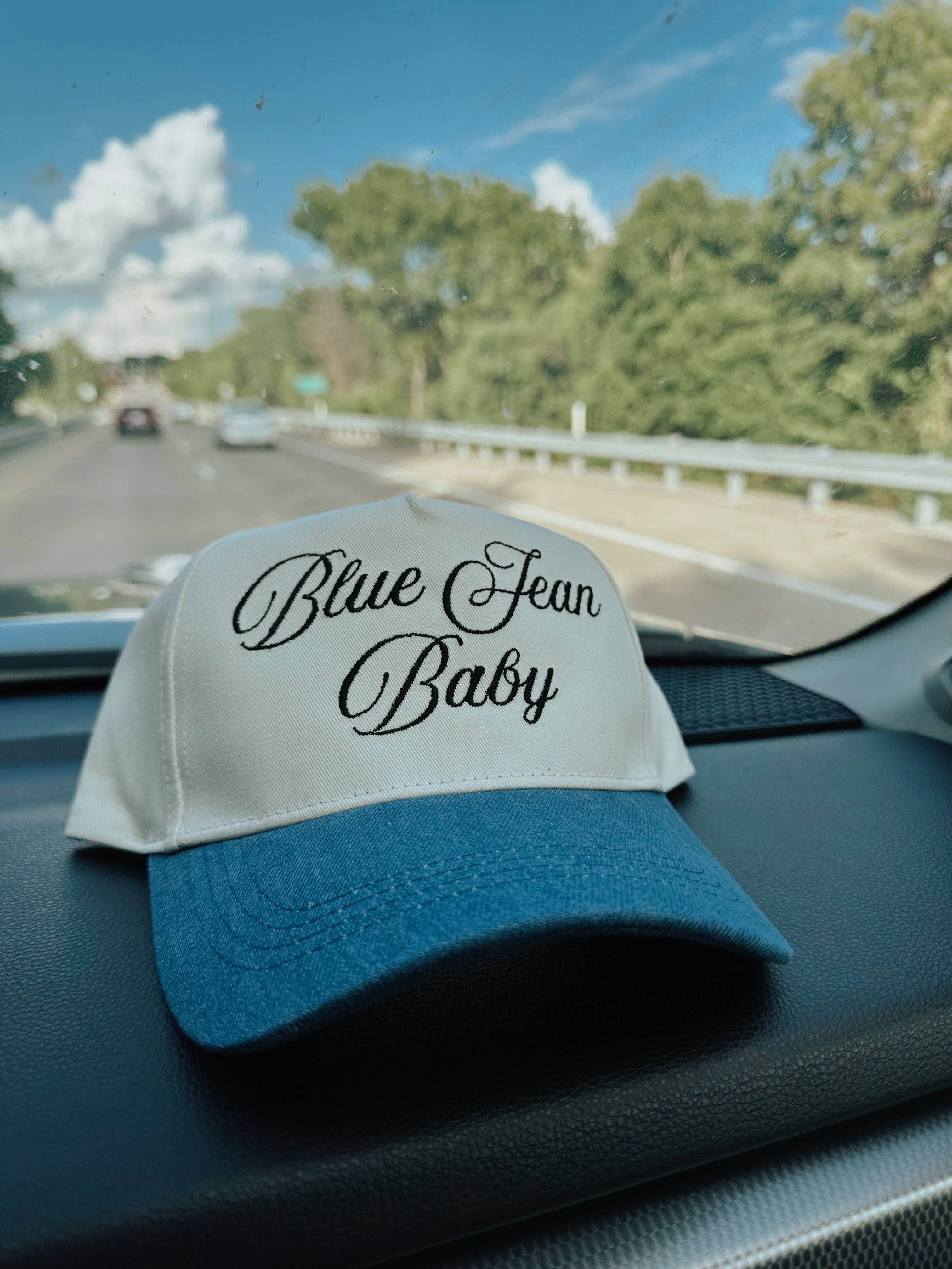 Blue Jean Baby Embroidered Trucker Hat
