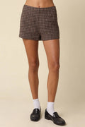 Cafe Plaid Shorts