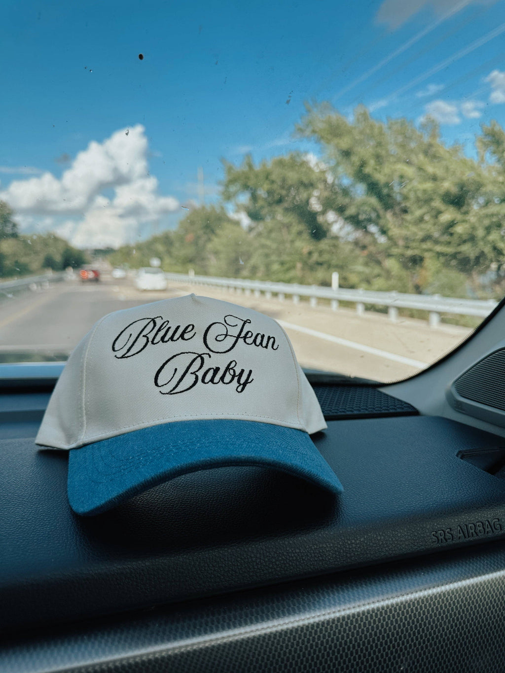 Blue Jean Baby Embroidered Trucker Hat