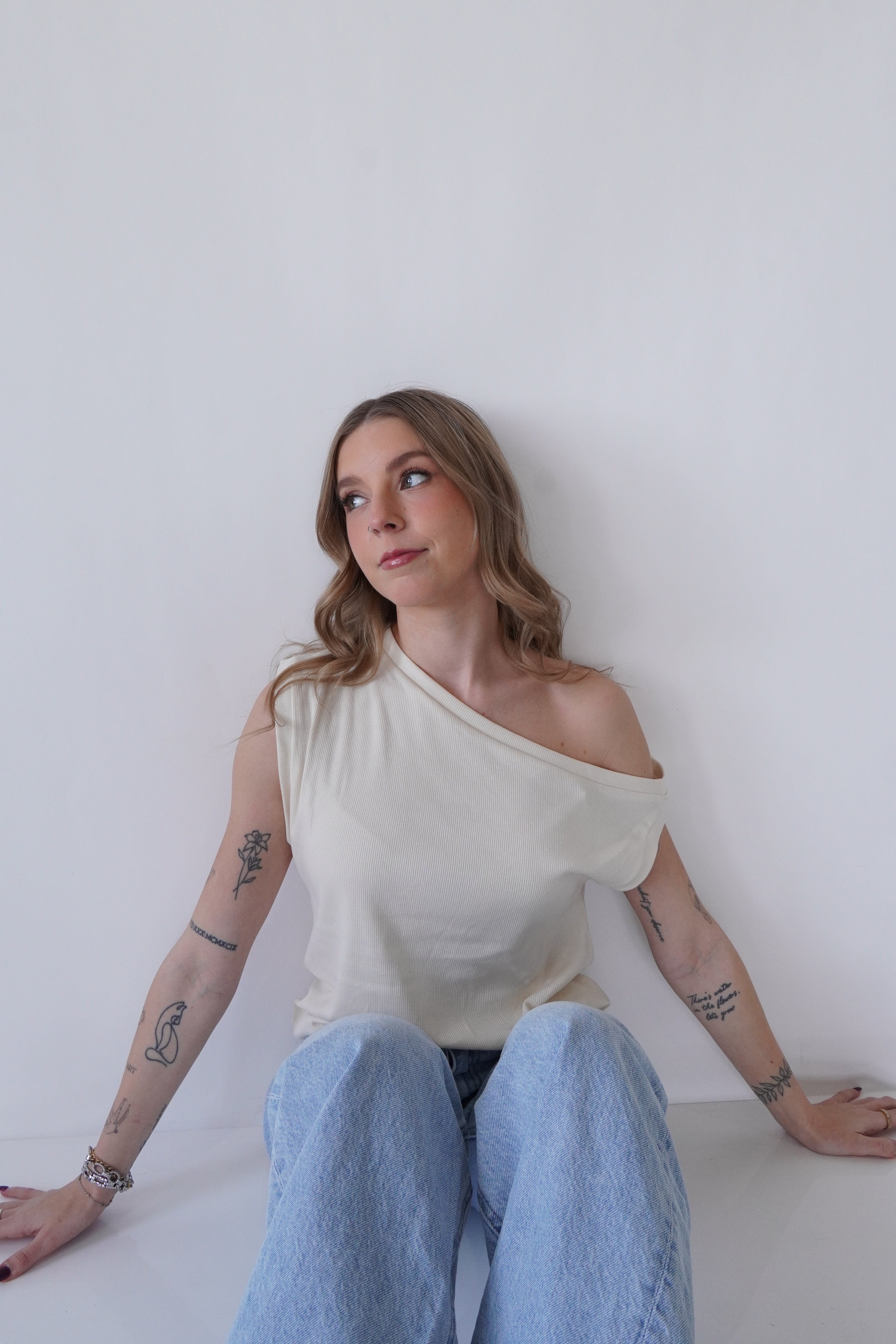 La Jolla One Shoulder Knit Top