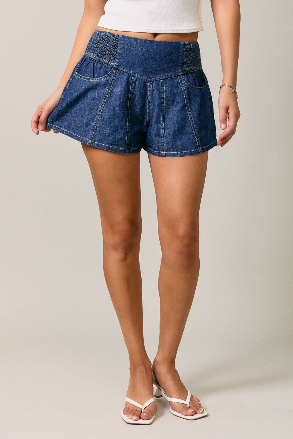 Late July Denim Shorts