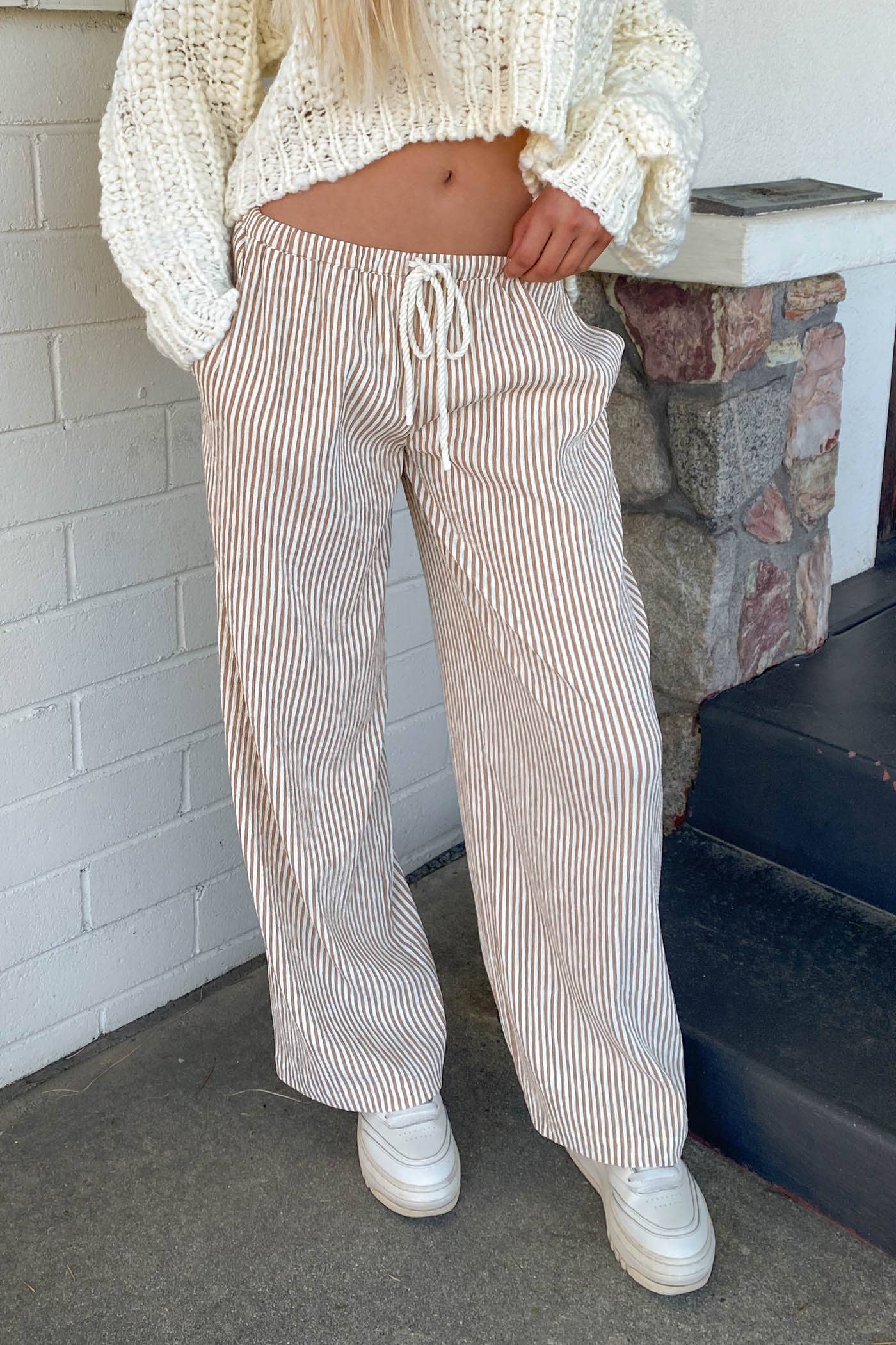 Dockside Striped Drawstring Pants