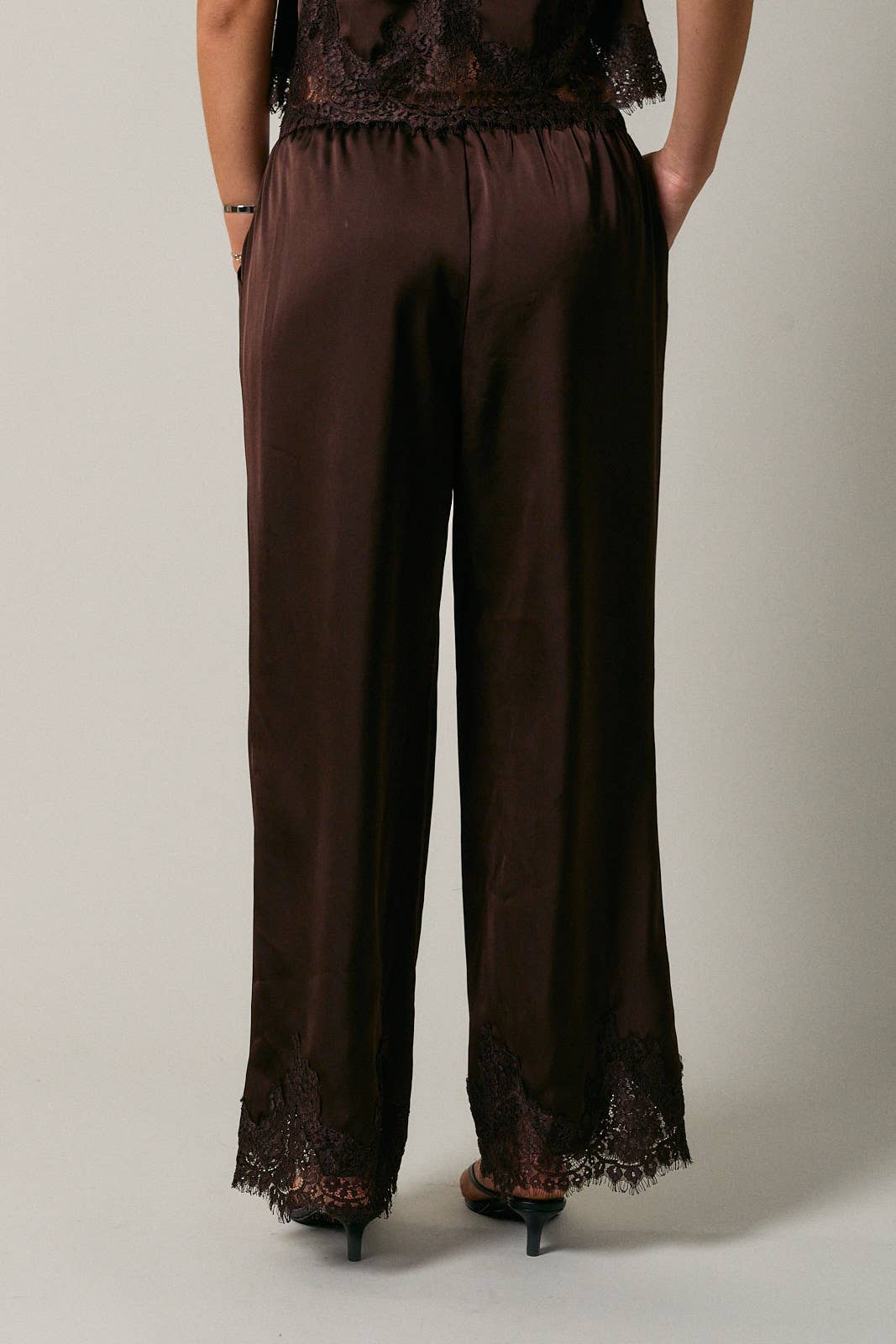 Mocha Silk Pants