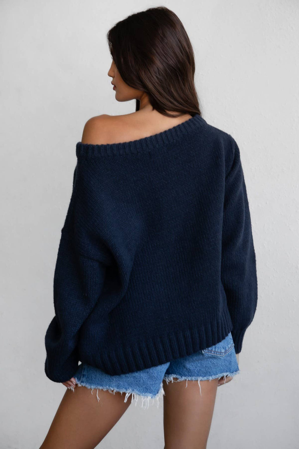 Memorial Weekend Off The Shoulder Lounge Sweater