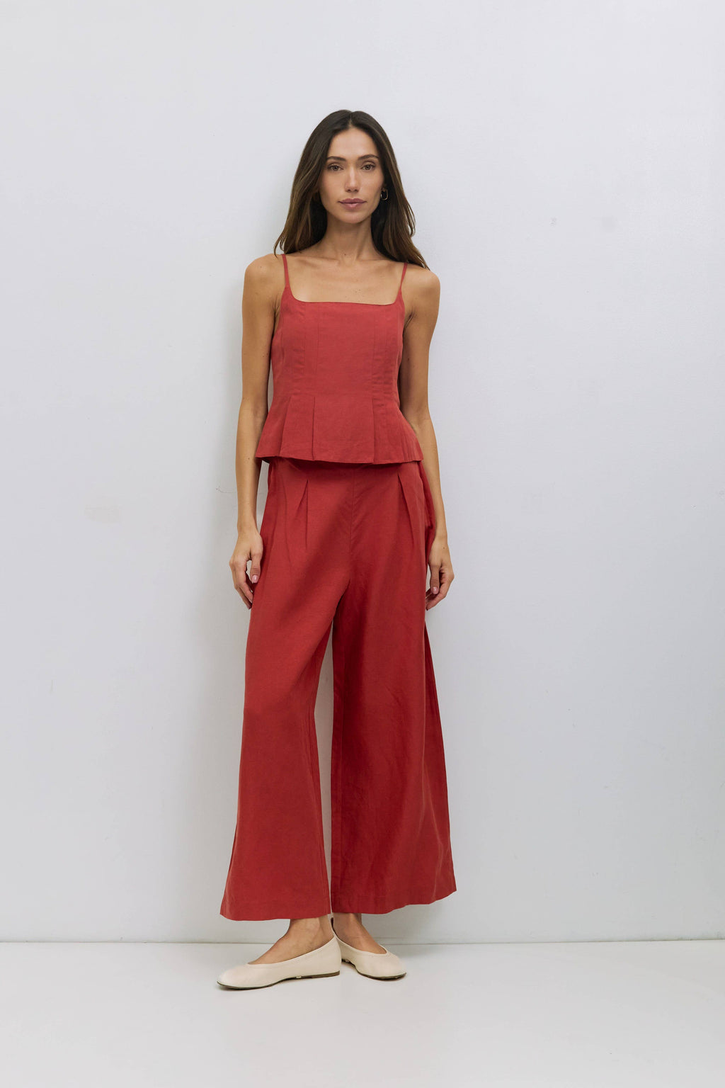 Love Letter Pants | Pleated Linen Pants