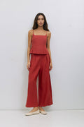 Love Letter Pants | Pleated Linen Pants